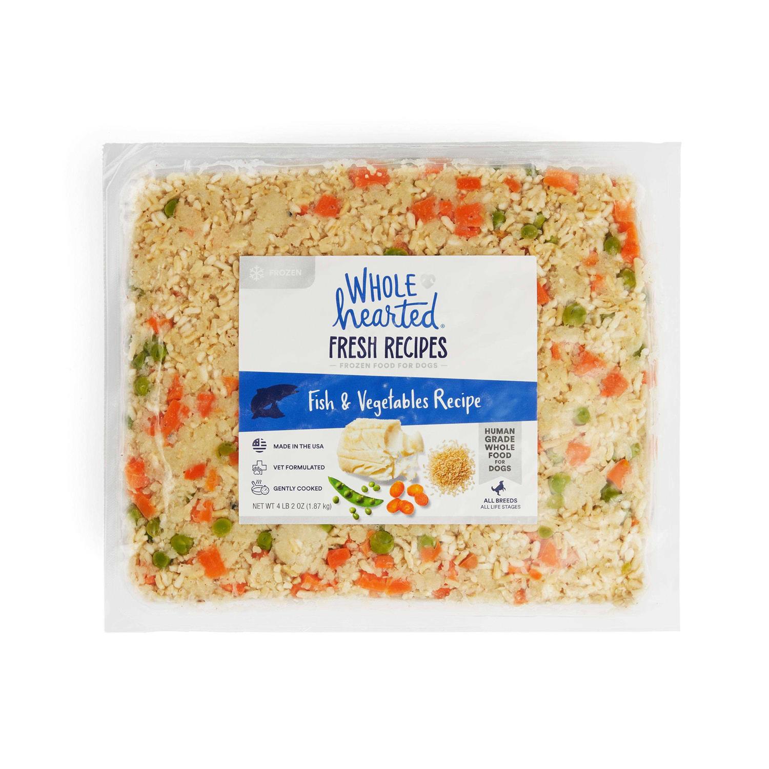 WholeHearted Fish & Vegetables Frozen Dog Food - Healthber
