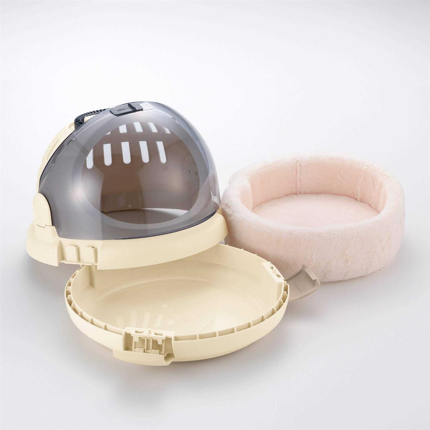 Richell Space Capsule Pet Carrier & Bed - Healthber