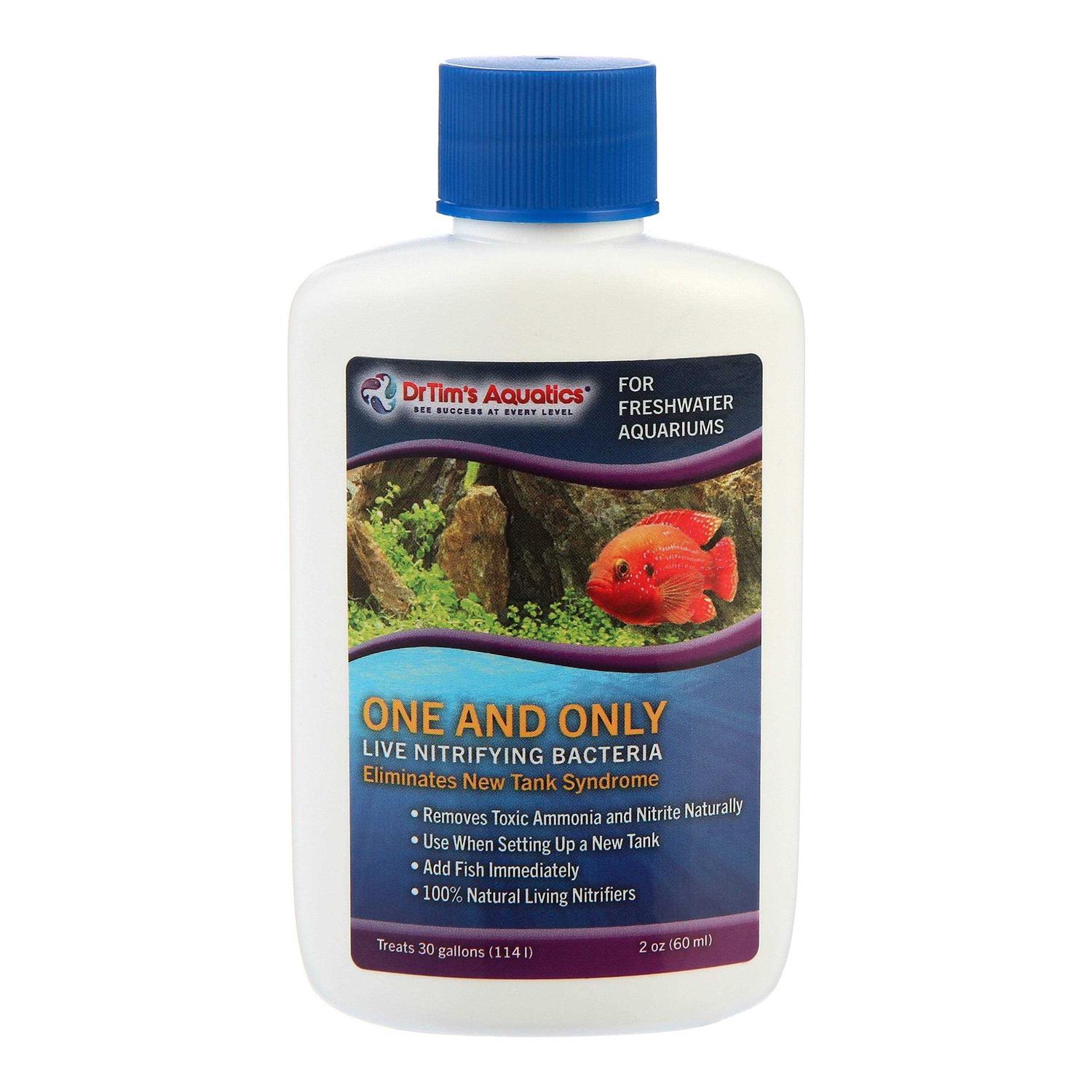 Dr Tim’s Aquatics One & Only Live Nitrifying Bacteria for Freshwater AQUARIUM - Healthber