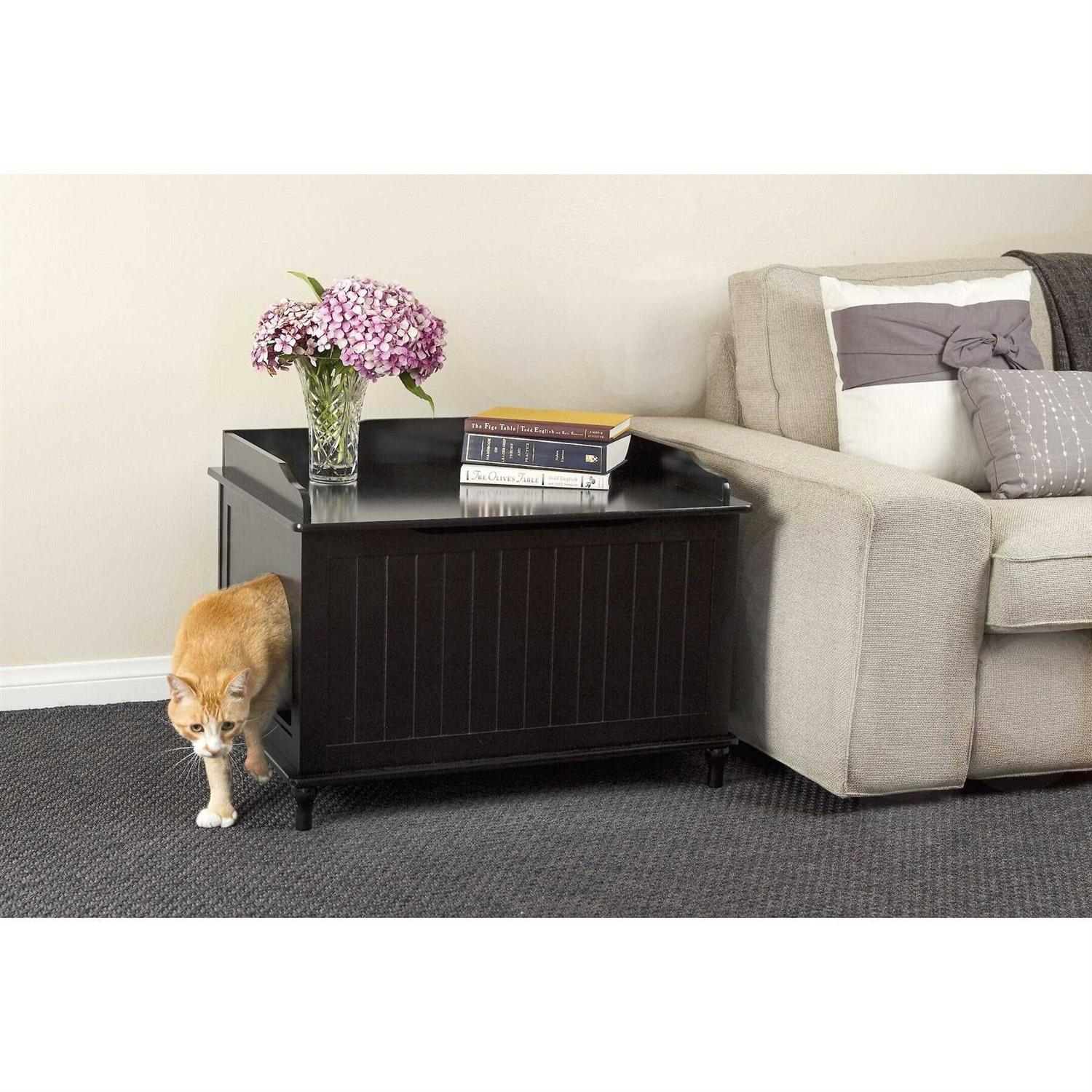 Designer Pet Products Catbox Enclosure Litter Box - Healthber