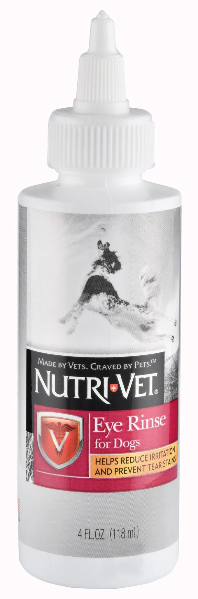 Nutri-Vet Eye Rinse Liquid for Dogs, 4 oz - Healthber