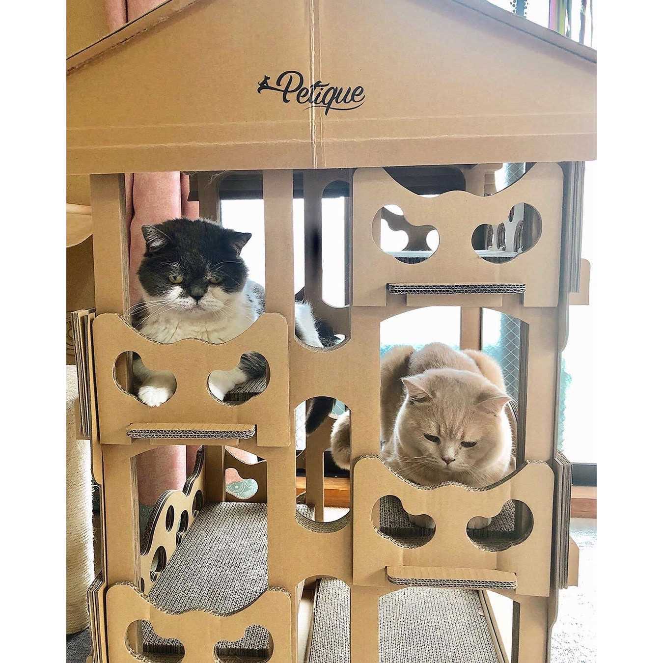 Petique Feline Chateau Cat House - Healthber