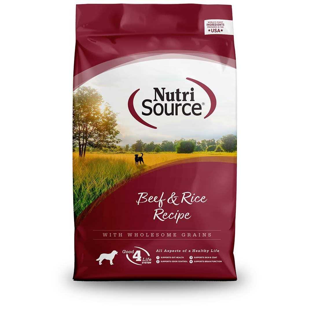 NutriSource Senior Chicken Rice Dry Dog Food - Healthber