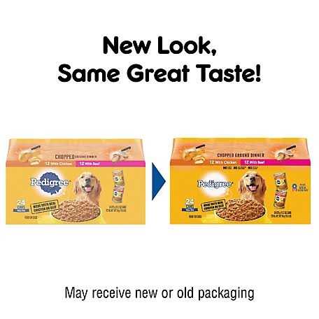 Pedigree Chopped Ground Dinner Dog Food - Healthber