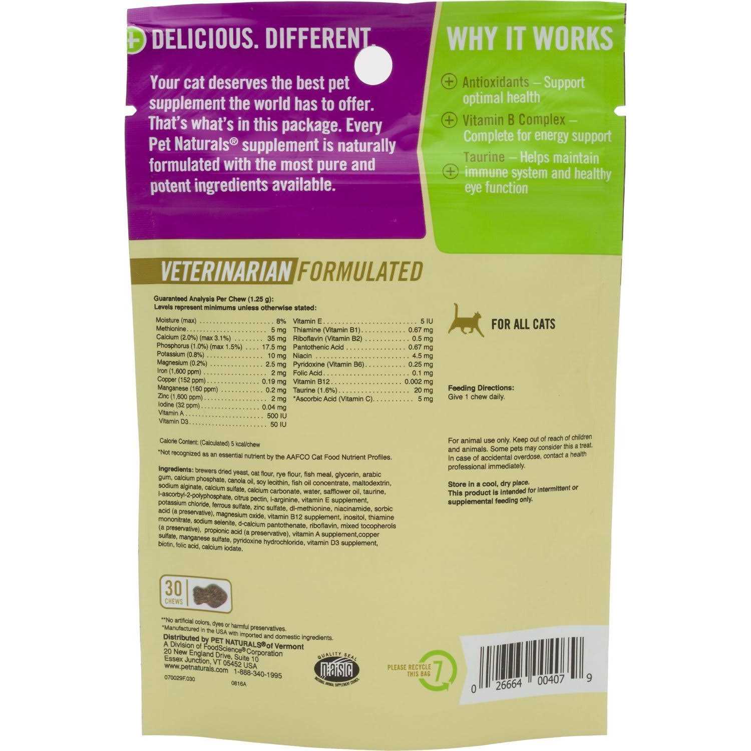 Pet Naturals Daily Multi for Cats - Healthber