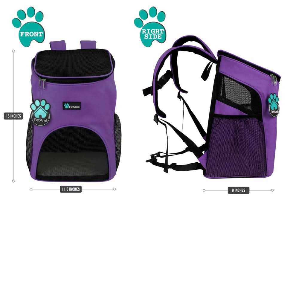 PetAmi Premium Pet Carrier Backpack for Small Cats and Dogs - Healthber