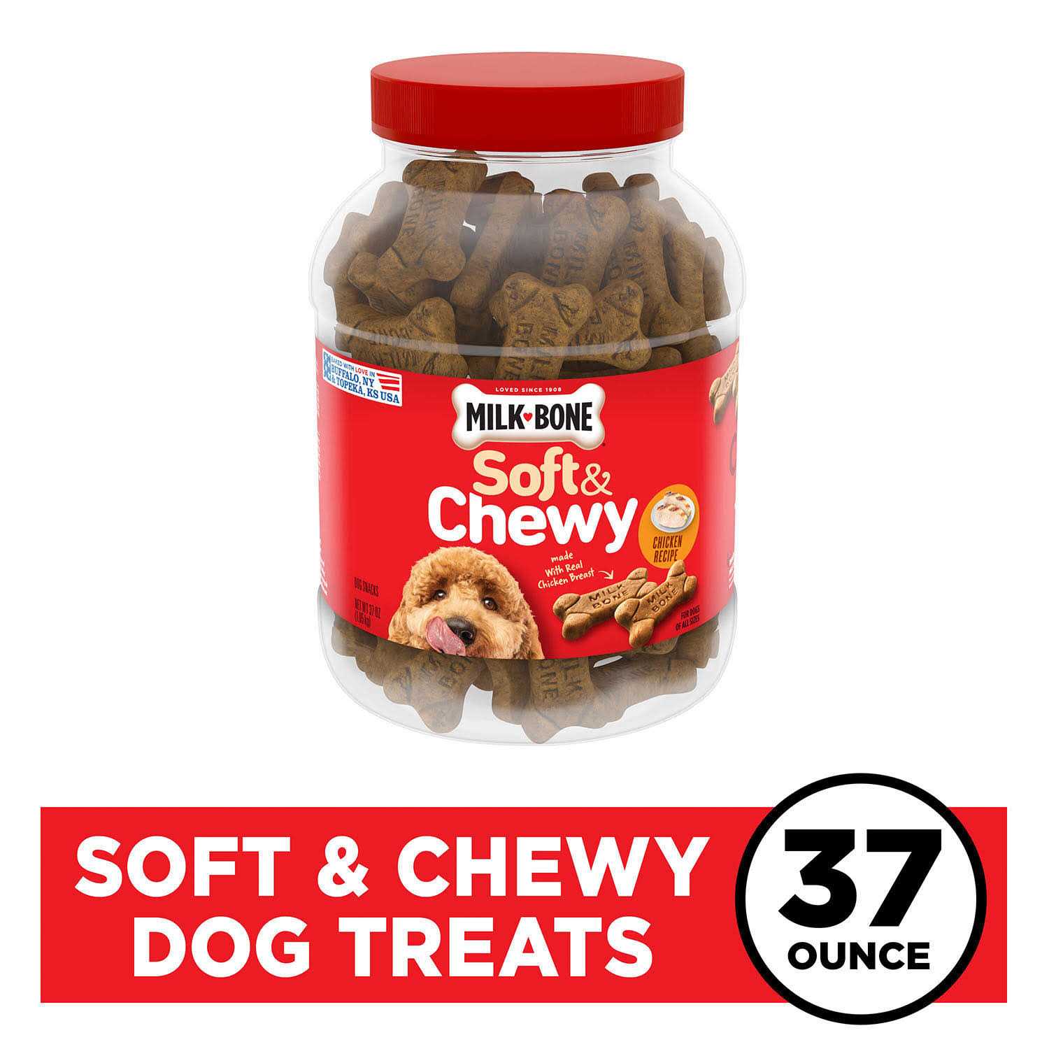 Milk-Bone Soft & Chewy Dog Treats Chicken - Healthber