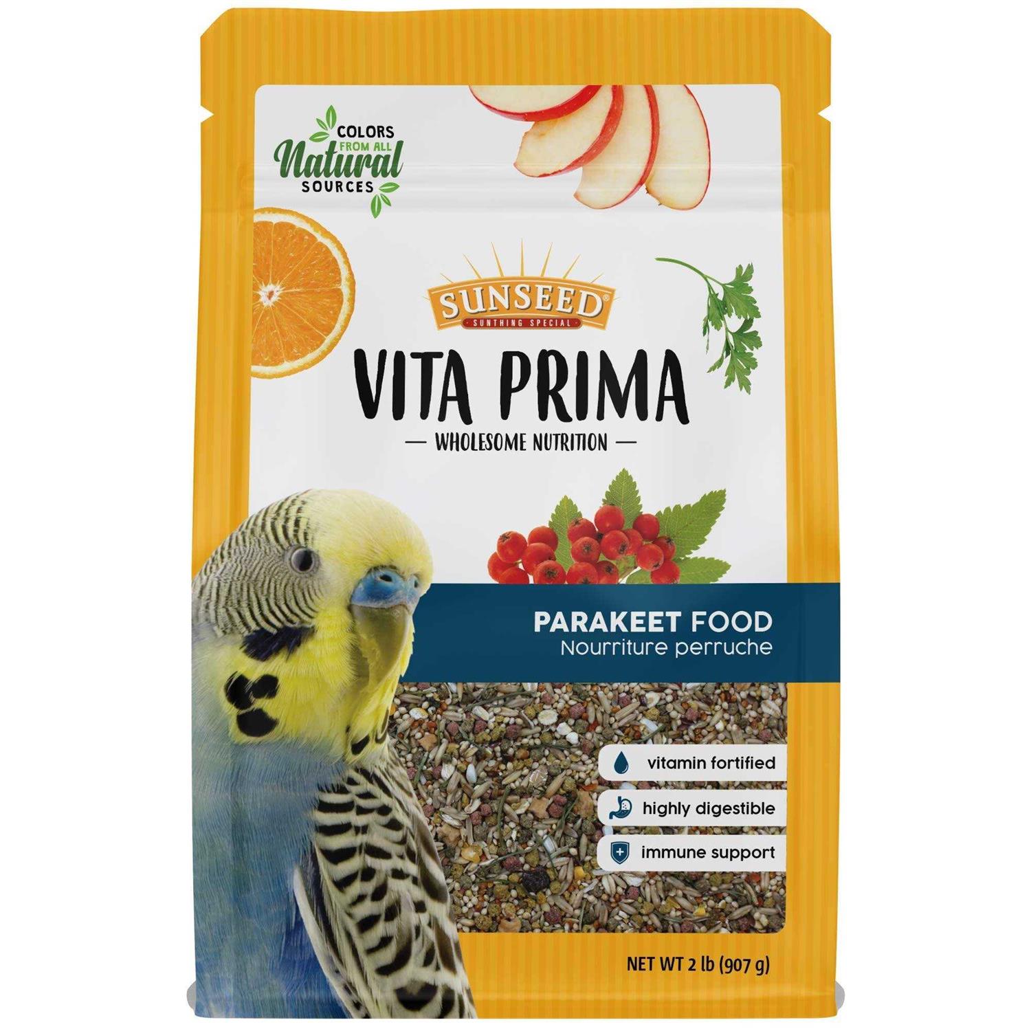 Sunseed Vita Prima Parakeet Food - Healthber
