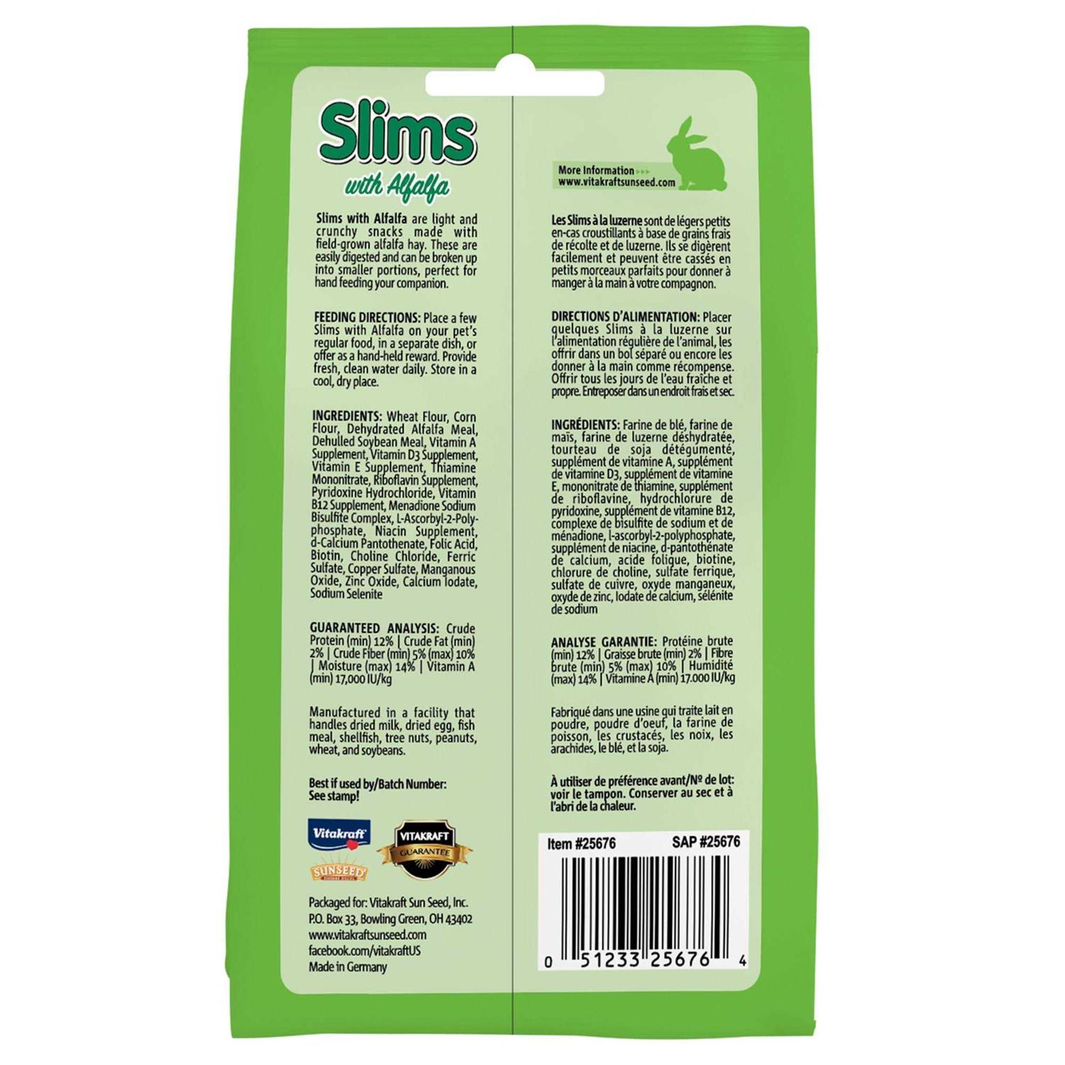 Vitakraft Slims with Alfalfa - Healthber