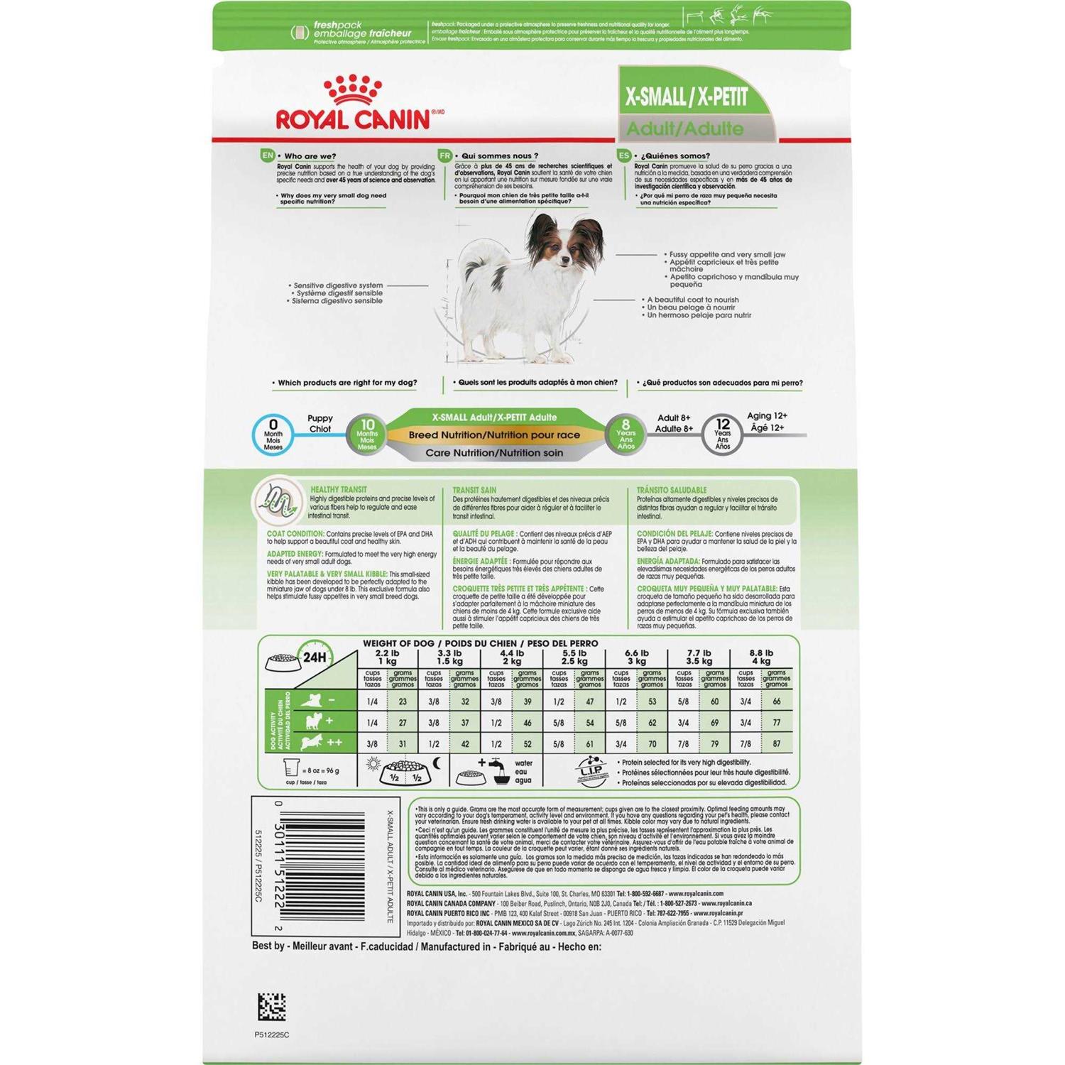 Royal Canin Size Health Nutrition X-Small Adult Dry Dog Food - Healthber