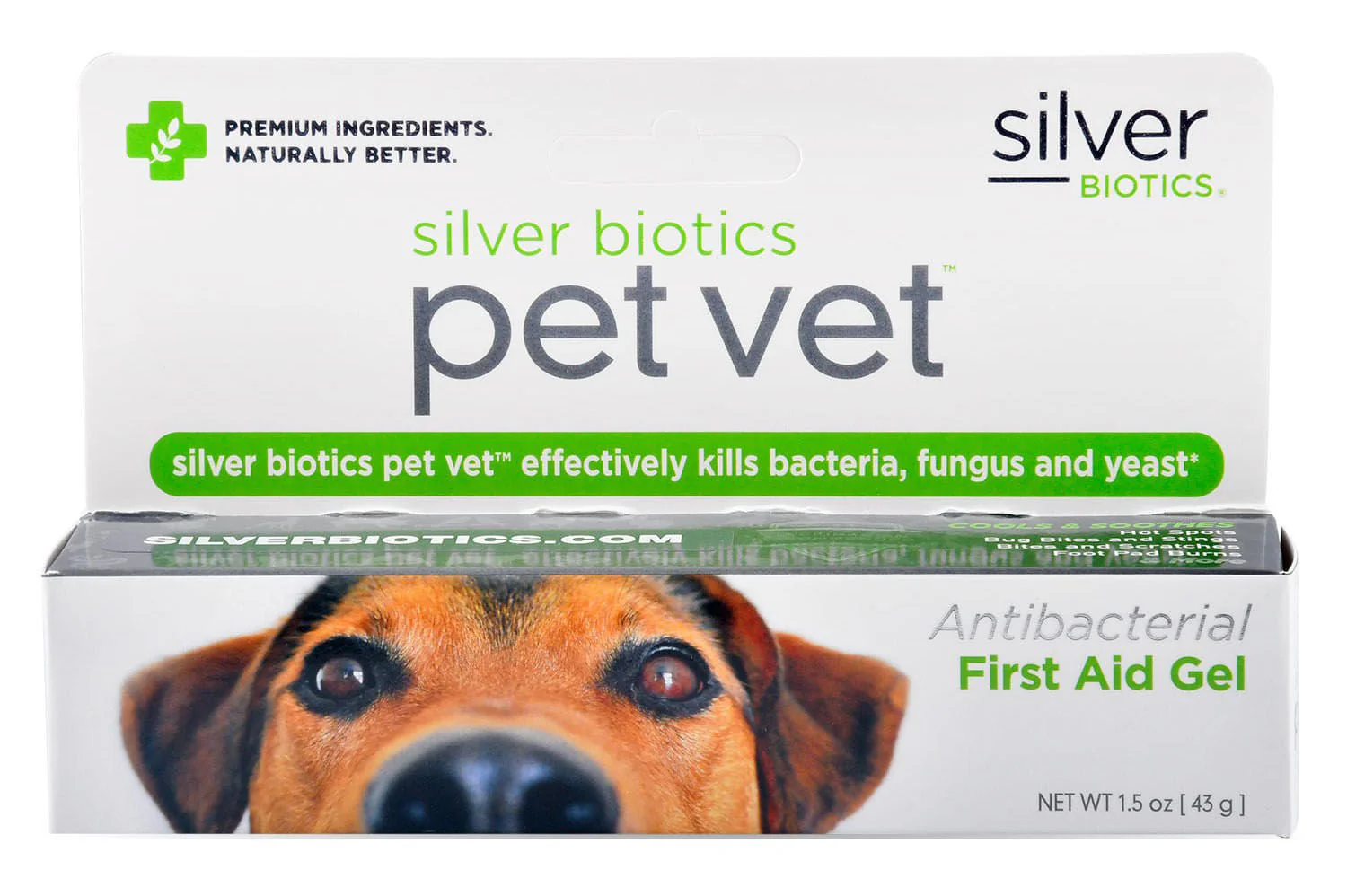 Silver Biotics Pet Vet Antibacterial First Aid Gel - Healthber