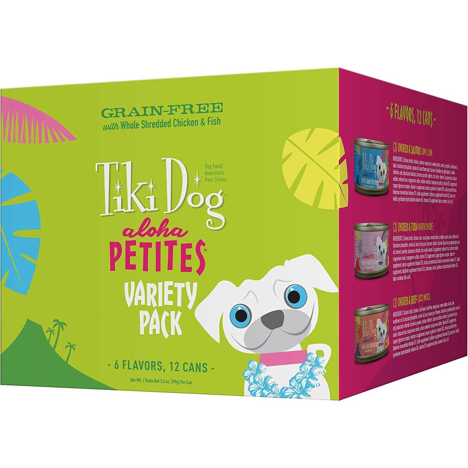 Tiki Dog Aloha Petites Variety Pack Wet Dog Food - Healthber