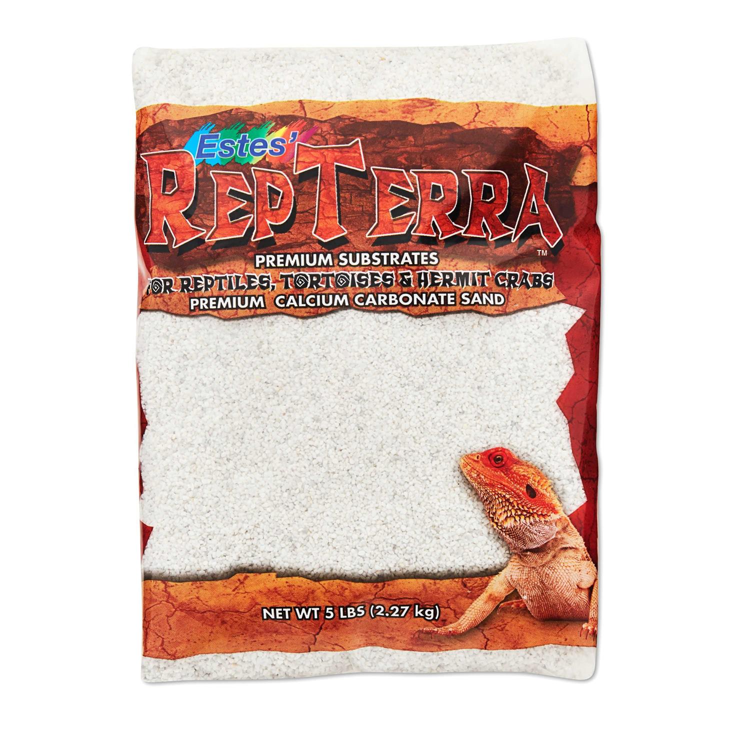 Repterra White Reptile Sand 5 lb Bag - Healthber