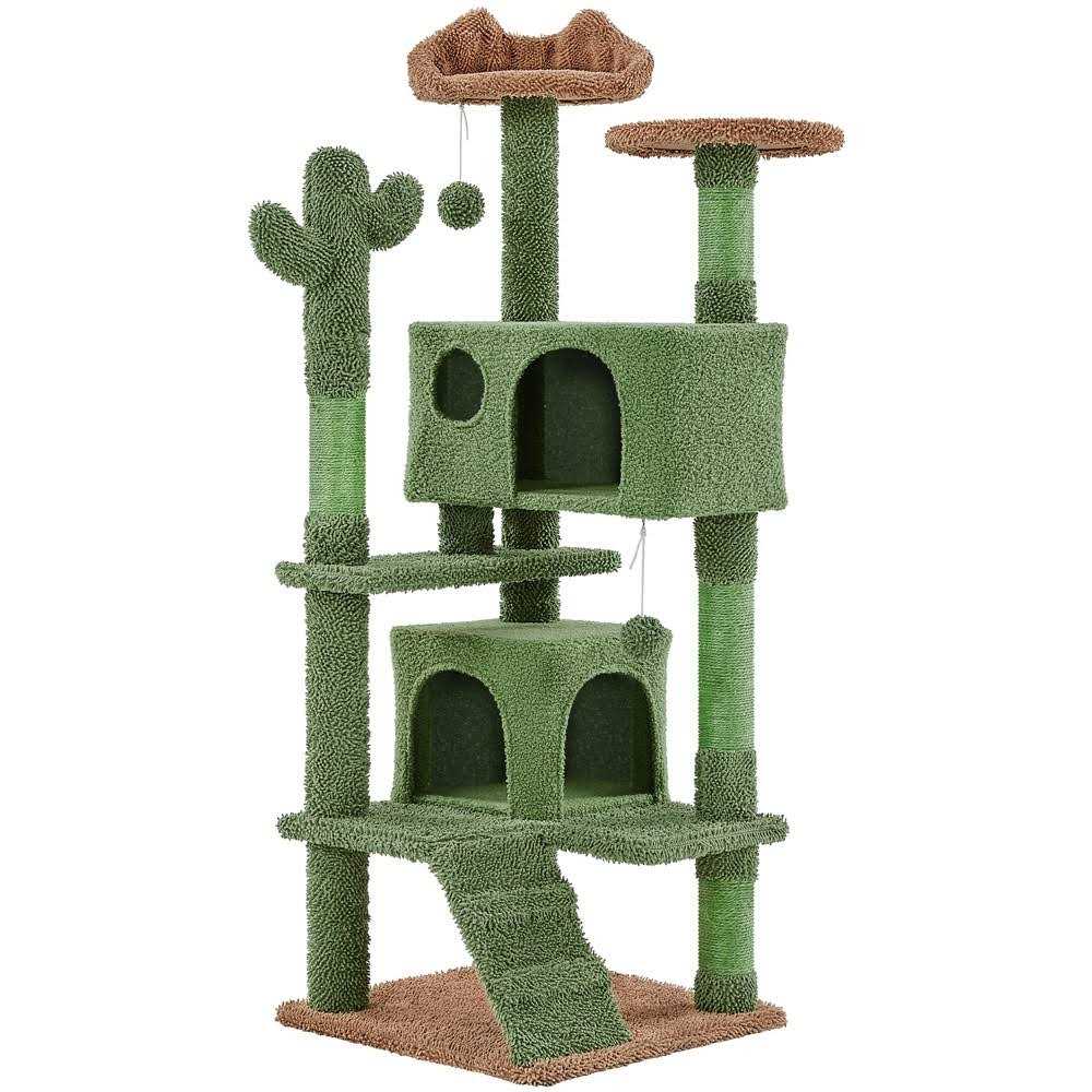 Yaheetech H Cat Tree Cat Tower with Natural Sisal for Small - Healthber
