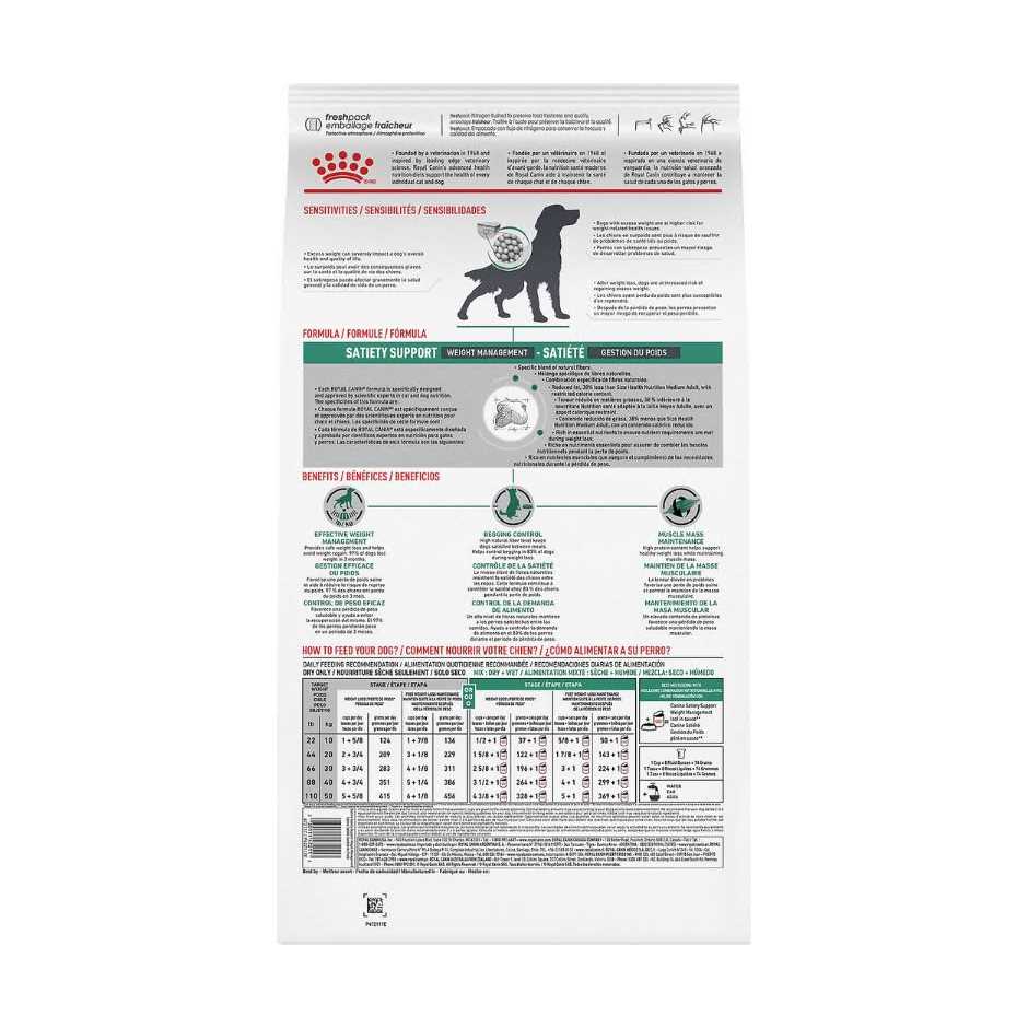 Royal Canin Veterinary Diet Canine Multifunction Urinary + Satiety Dry Dog Food - Healthber