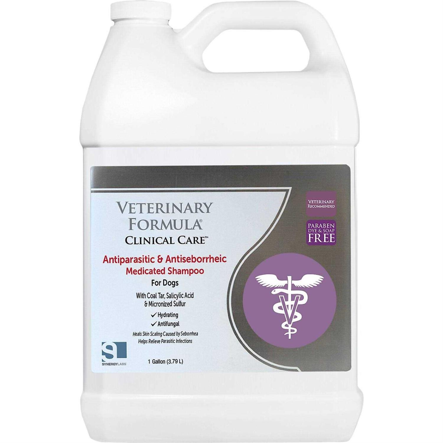 Veterinary Formula Clinical Care Antiparasitic Antiseborrheic Shampoo - Healthber