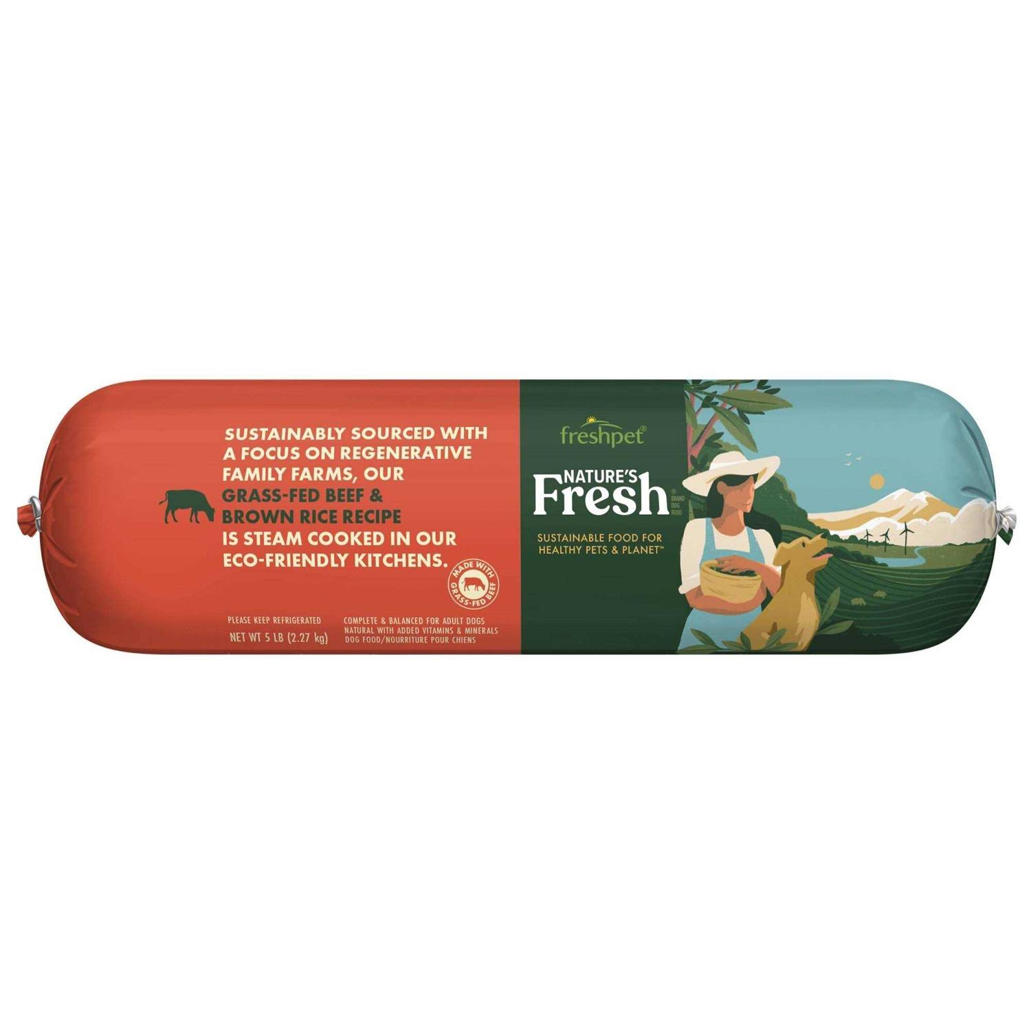 Freshpet Nature’s Fresh Beef Recipe Dog Food - Healthber