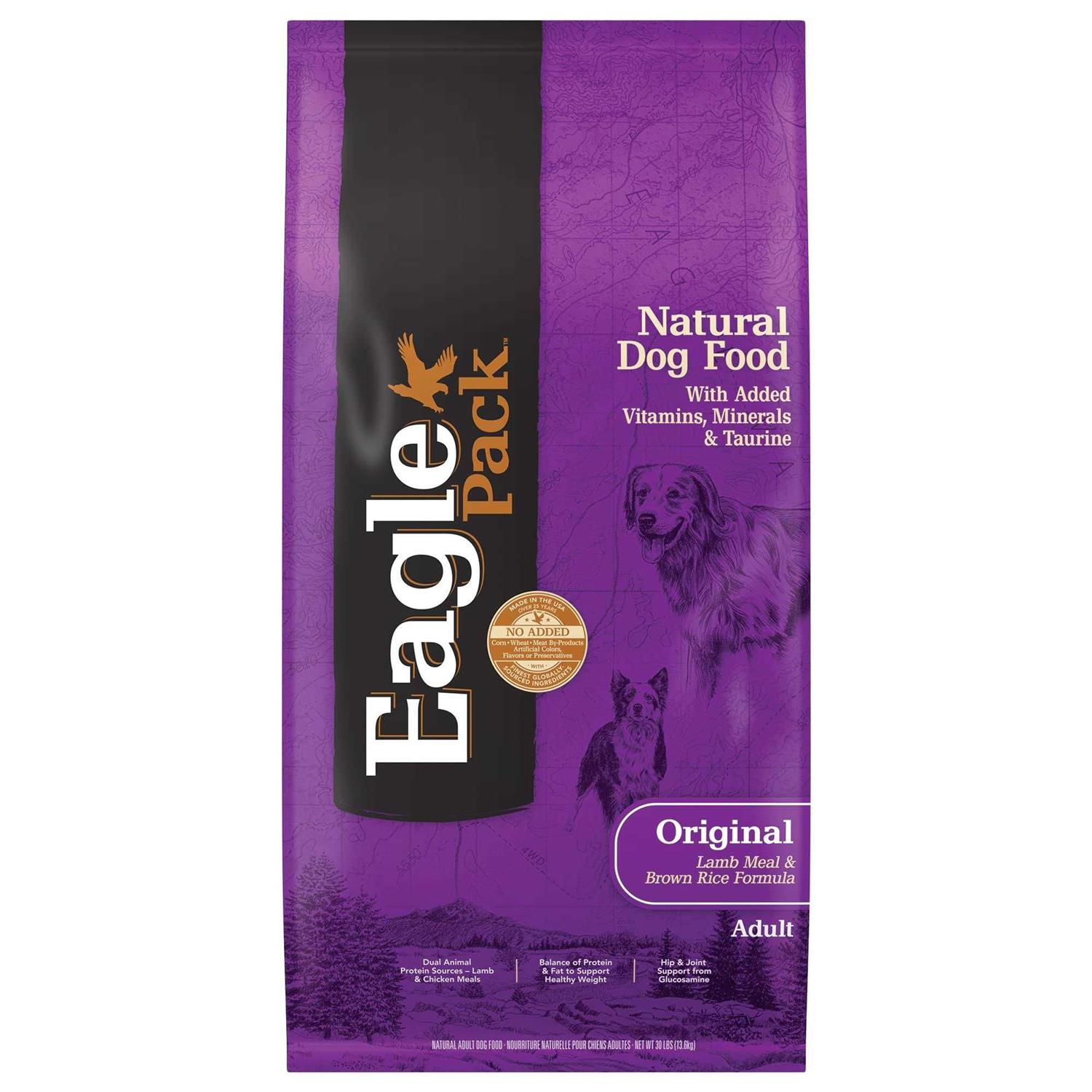 Eagle Pack Lamb Meal & Brown Rice Dry Dog Food - Healthber
