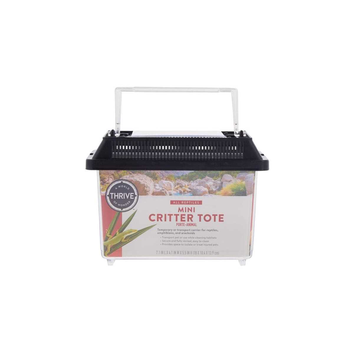 Thrive Critter Reptile Tote - Healthber