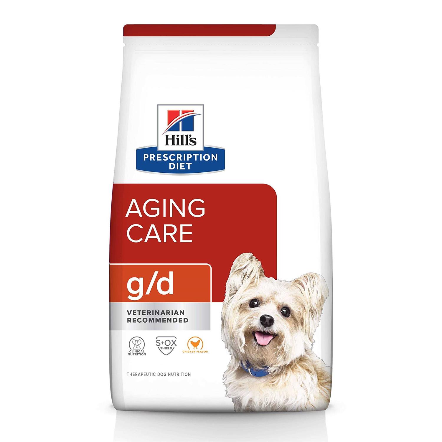 Hill’s Prescription Diet g/d Aging Care Chicken Flavor Dry Dog Food - Healthber