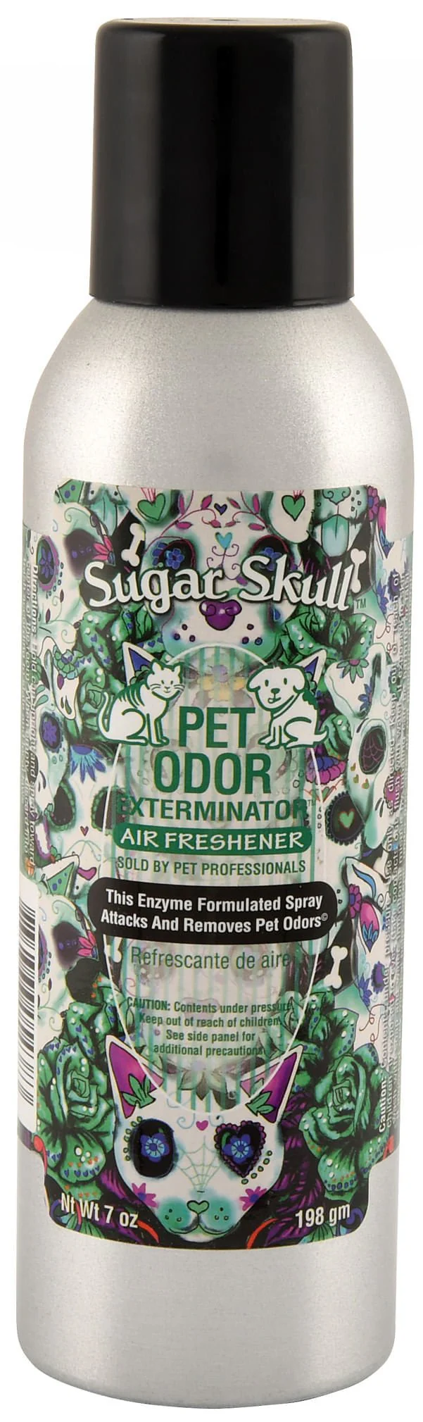 Pet Odor Exterminator Air Freshener, Sugar Skull, 7 oz - Healthber