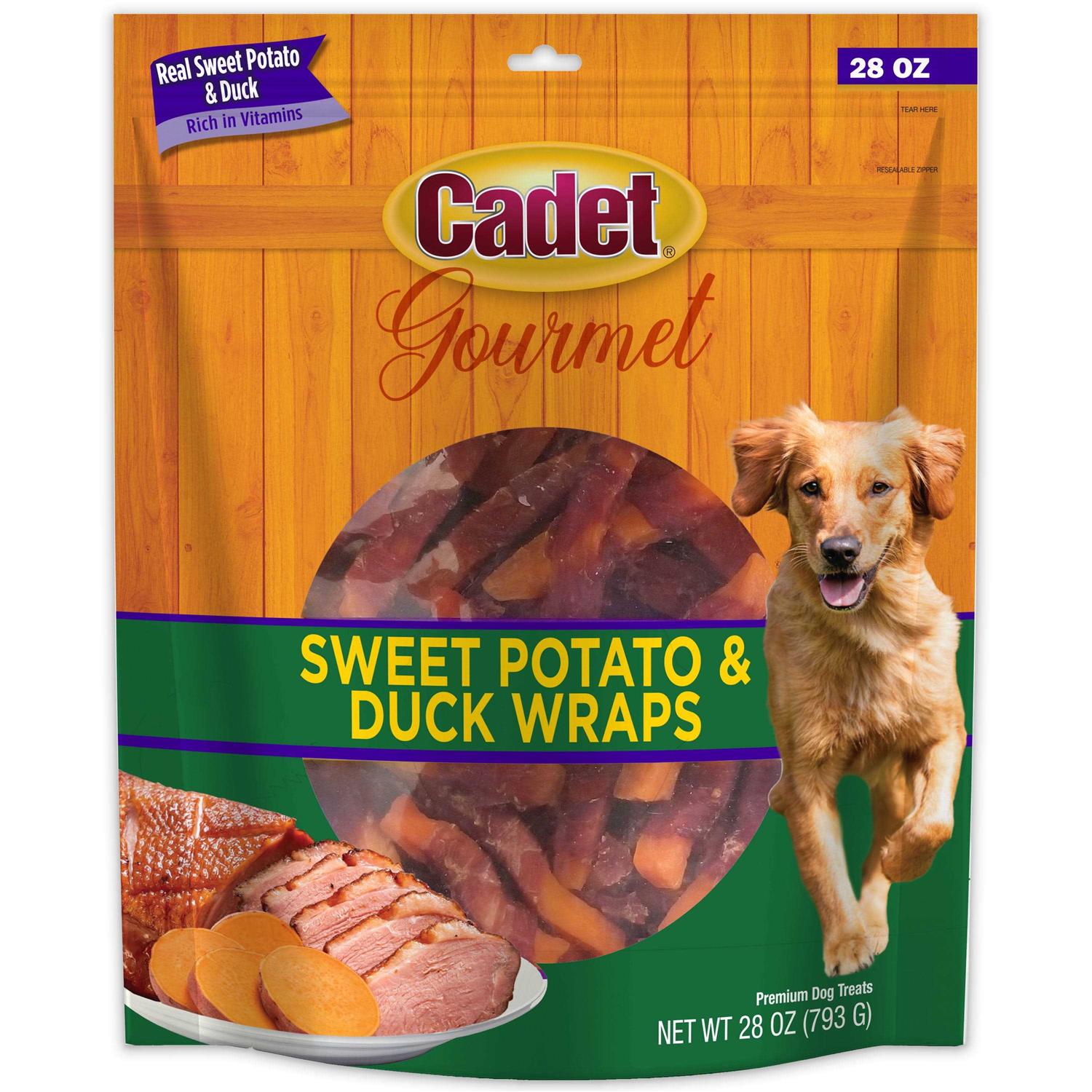 Cadet Sweet Potato & Duck Wraps Dog Treats - Healthber