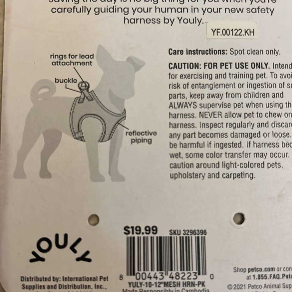 YOULY Mesh Dog Harness - Healthber