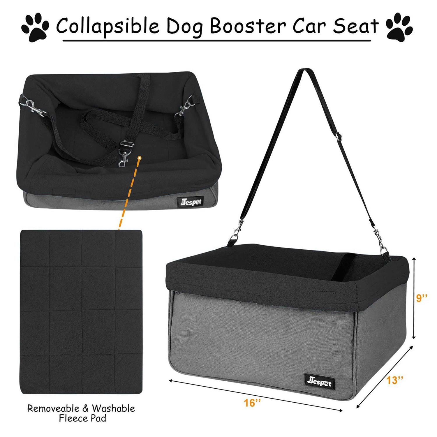 Jespet Car Travel Dog Booster Seat - Healthber
