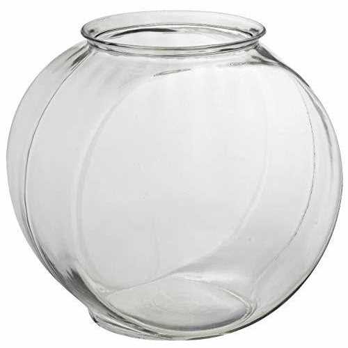 Aqua Culture Anchor Hocking Drum Glass Fishbowl - Healthber