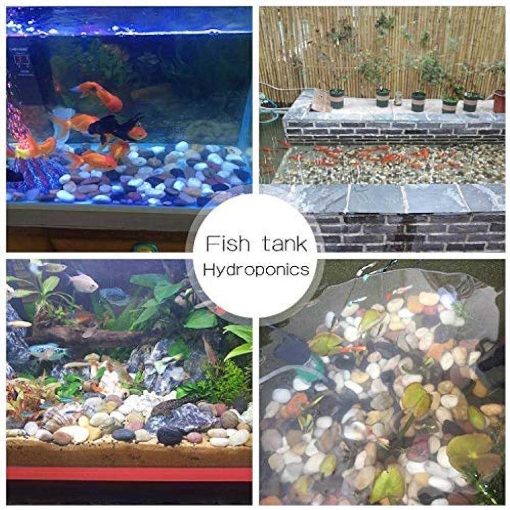 Voulosimi River Rock Stones Natural Decorative Polished Mixed Pebbles Gravel,Outdoor Decorative Stones for Plant Aquariums - Healthber