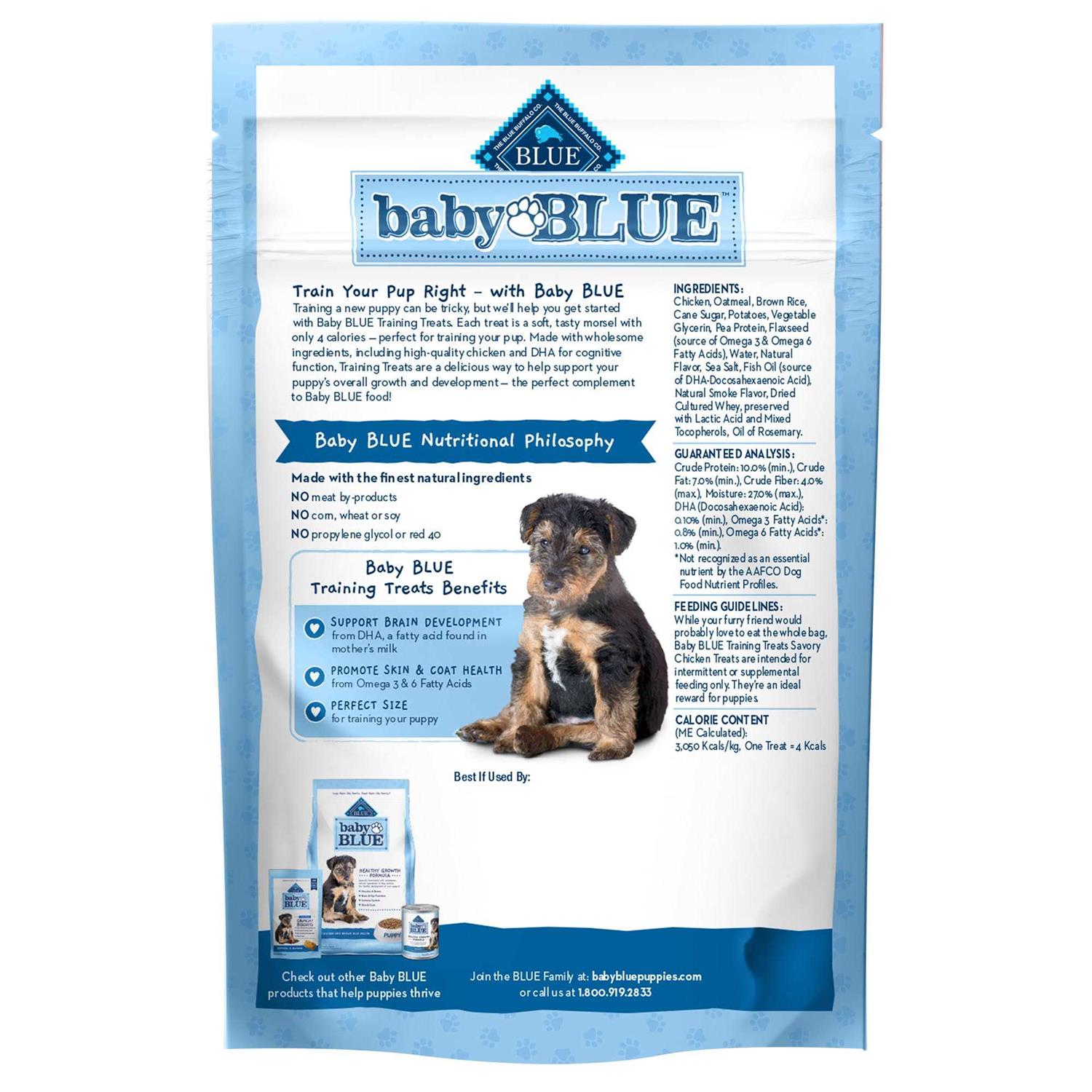 Blue Buffalo Baby Blue Training Treats Natural Puppy Soft Dog Treats - Healthber