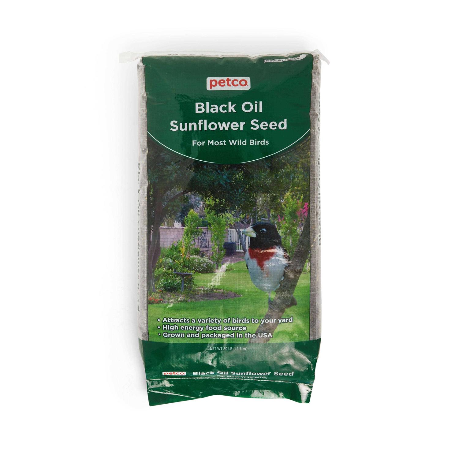 Petco Black Oil Sunflower Seed Wild Bird Food - Healthber