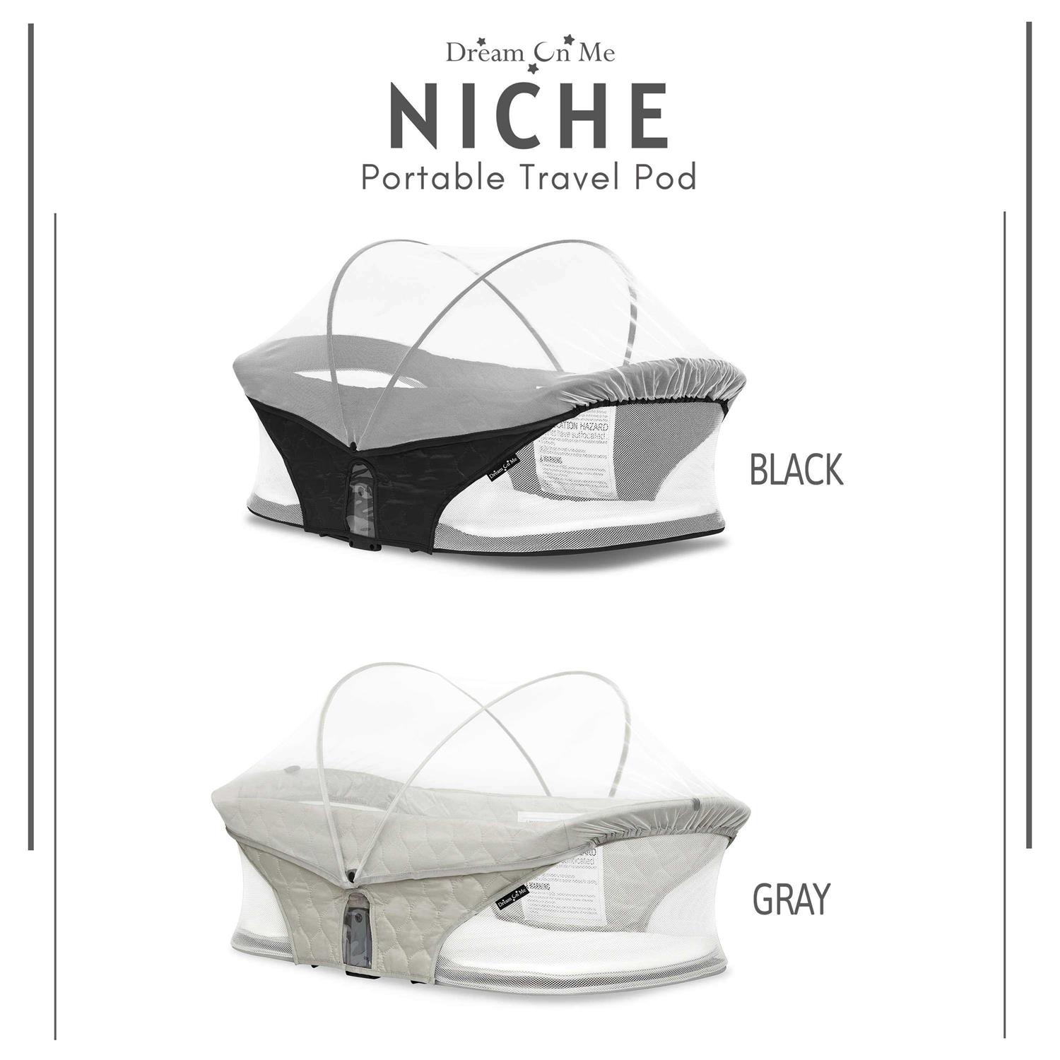 Dream On Me Niche On The Go Portable Travel Pod - Healthber