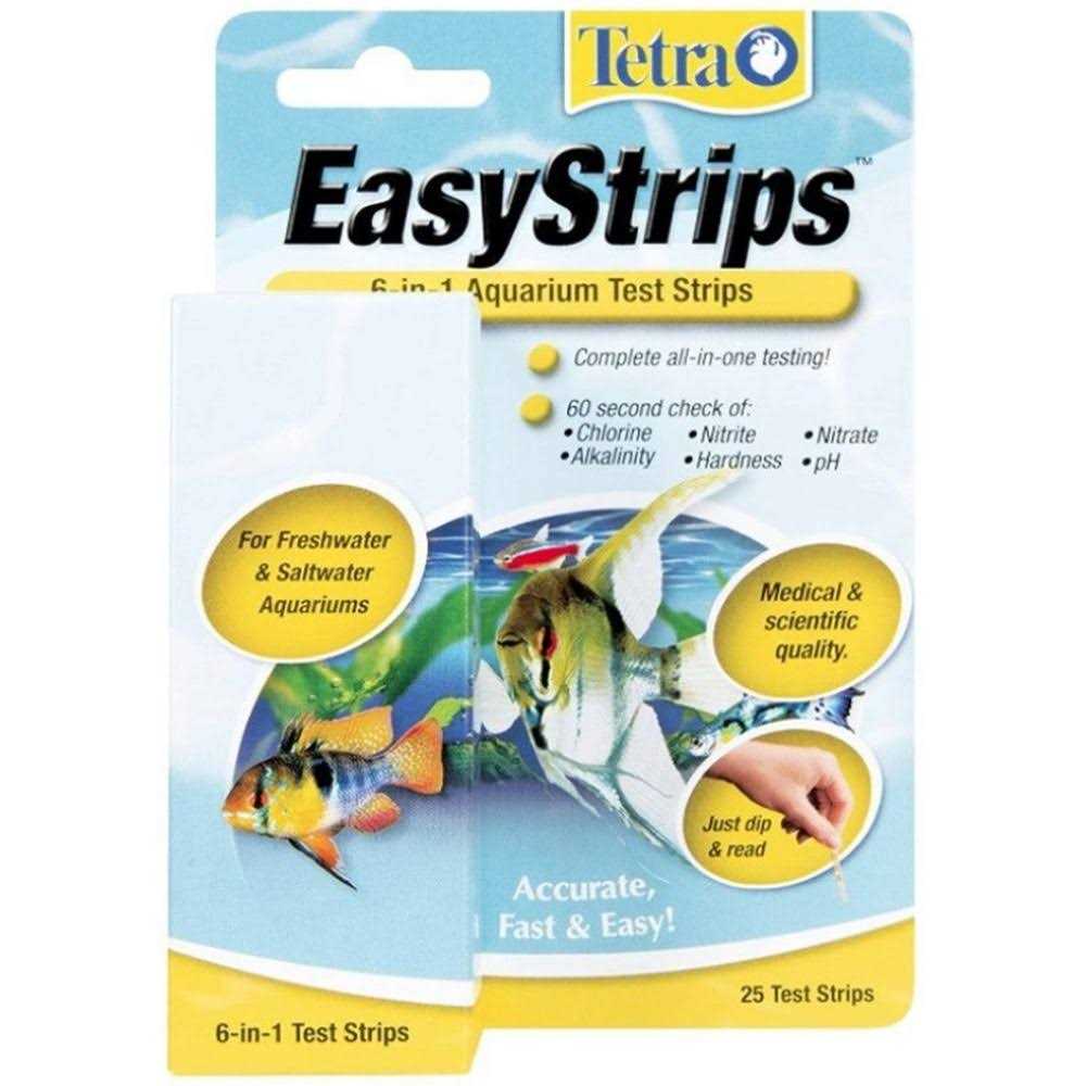 Tetra EasyStrips 6-in-1 Aquarium Test Strips - Healthber