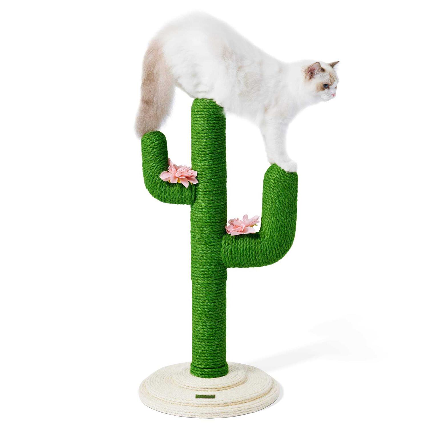 VETRESKA 41 Cactus Cat Tree Scratching Post for Large Cat - Healthber