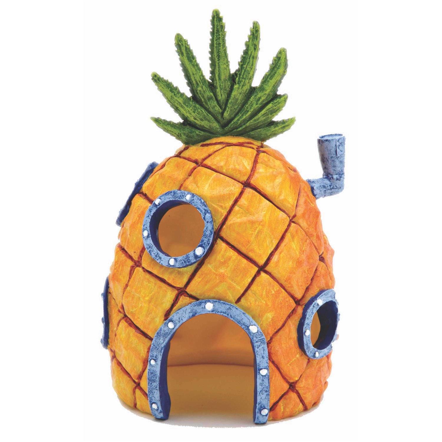 Penn Plax Spongebob Pineapple Home Aquarium Ornament - Healthber