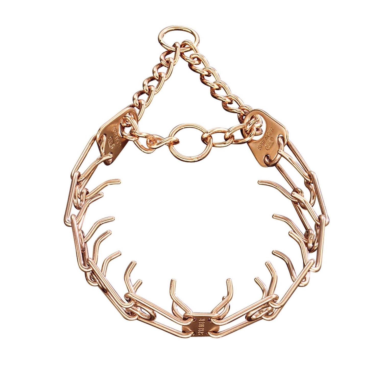 Herm Sprenger Curogan ULTRA-PLUS Training Collar with Center-Plate and Assembly Chain - Healthber