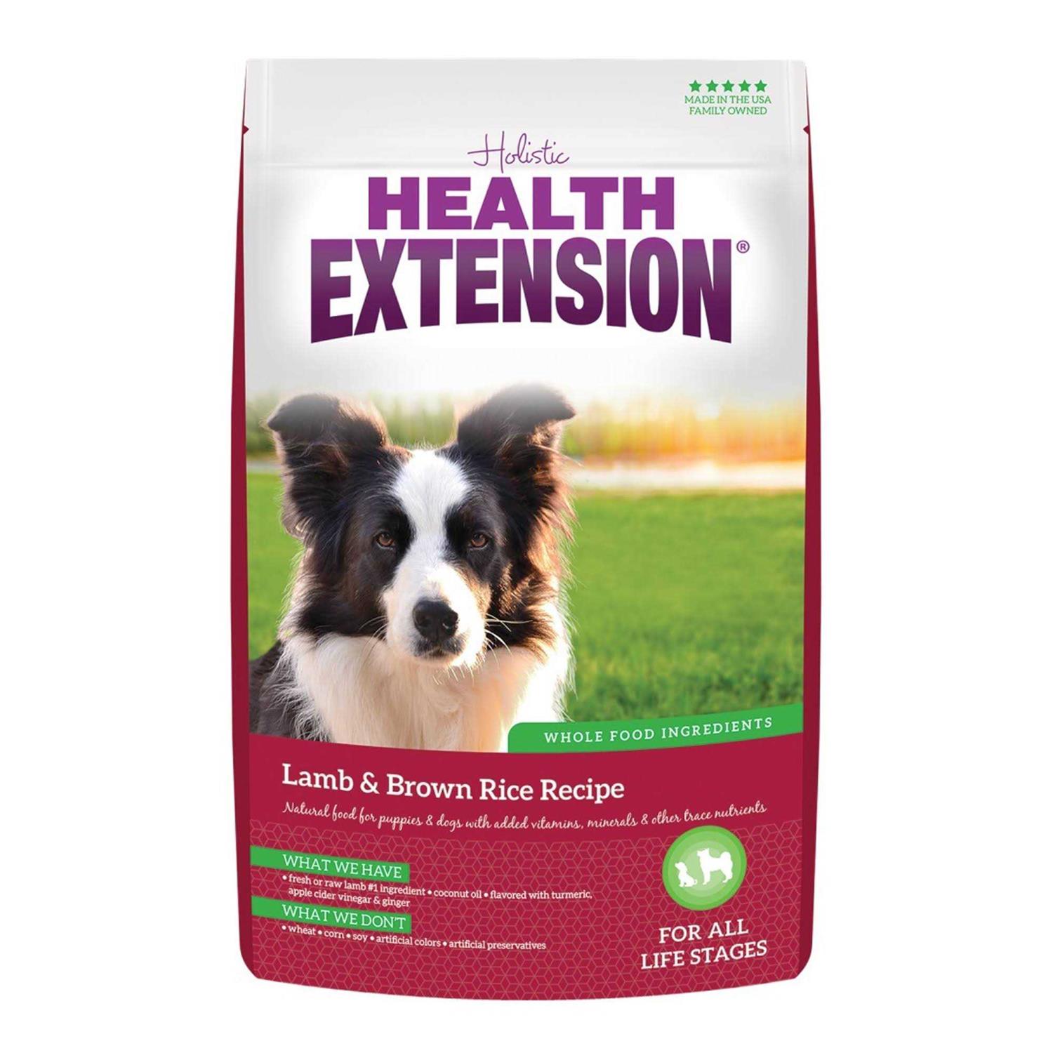 Health Extension Lamb & Brown Rice Dry Dog Food - Healthber