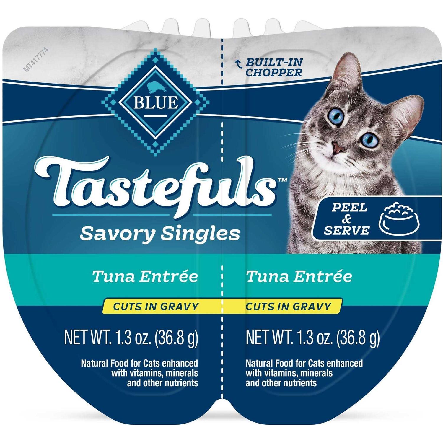 Blue Buffalo Tastefuls Savory Singles Wet Cat Food - Healthber