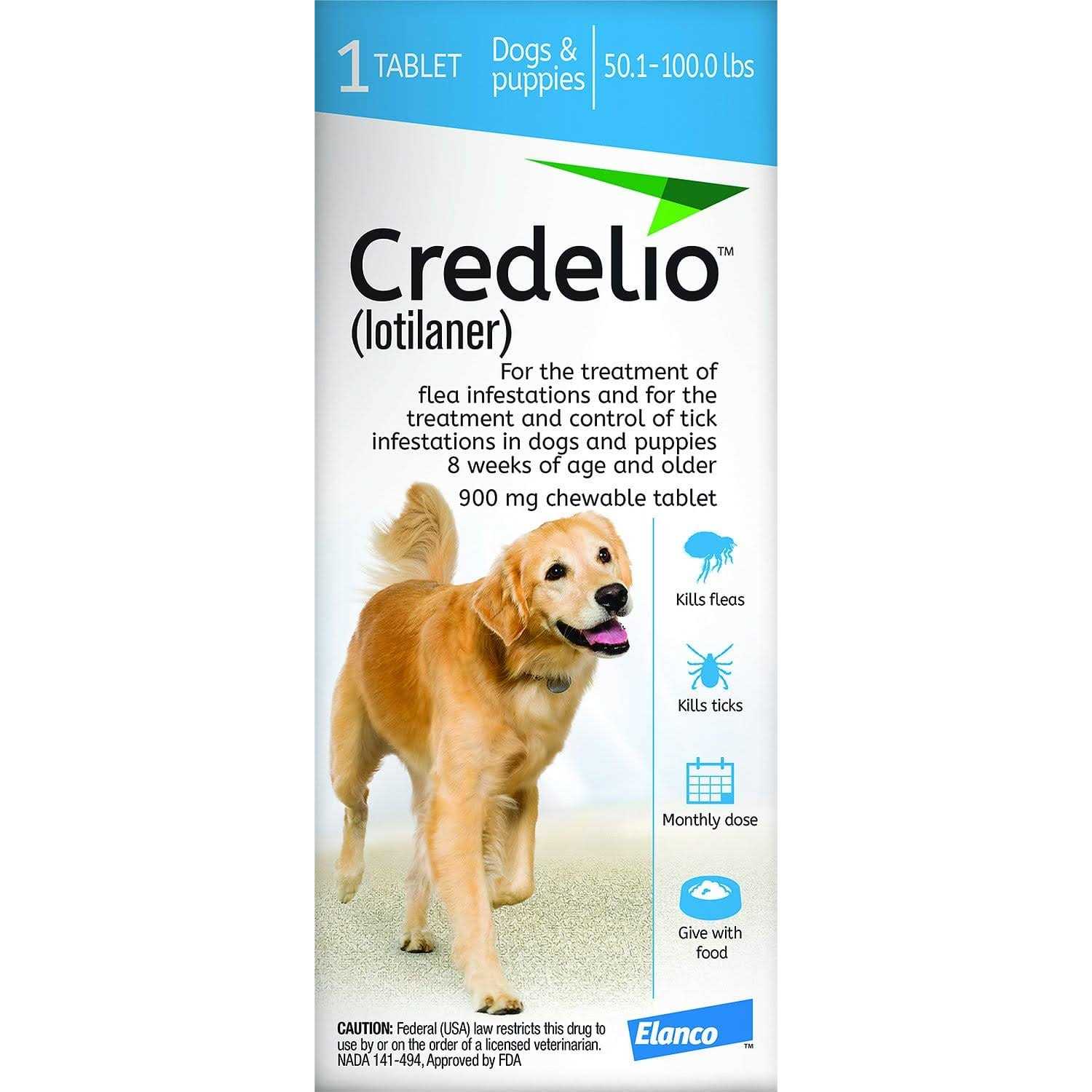 Credelio Chewable Tablet for Dogs 50.1-100 lbs - Healthber