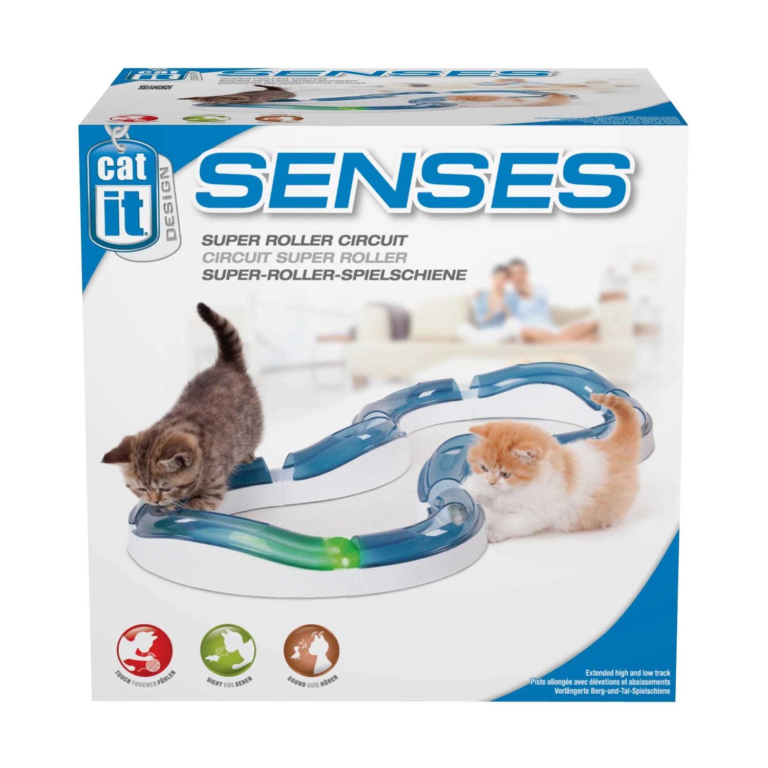 Catit Design Senses Super Roller Circuit Cat Toy - Healthber