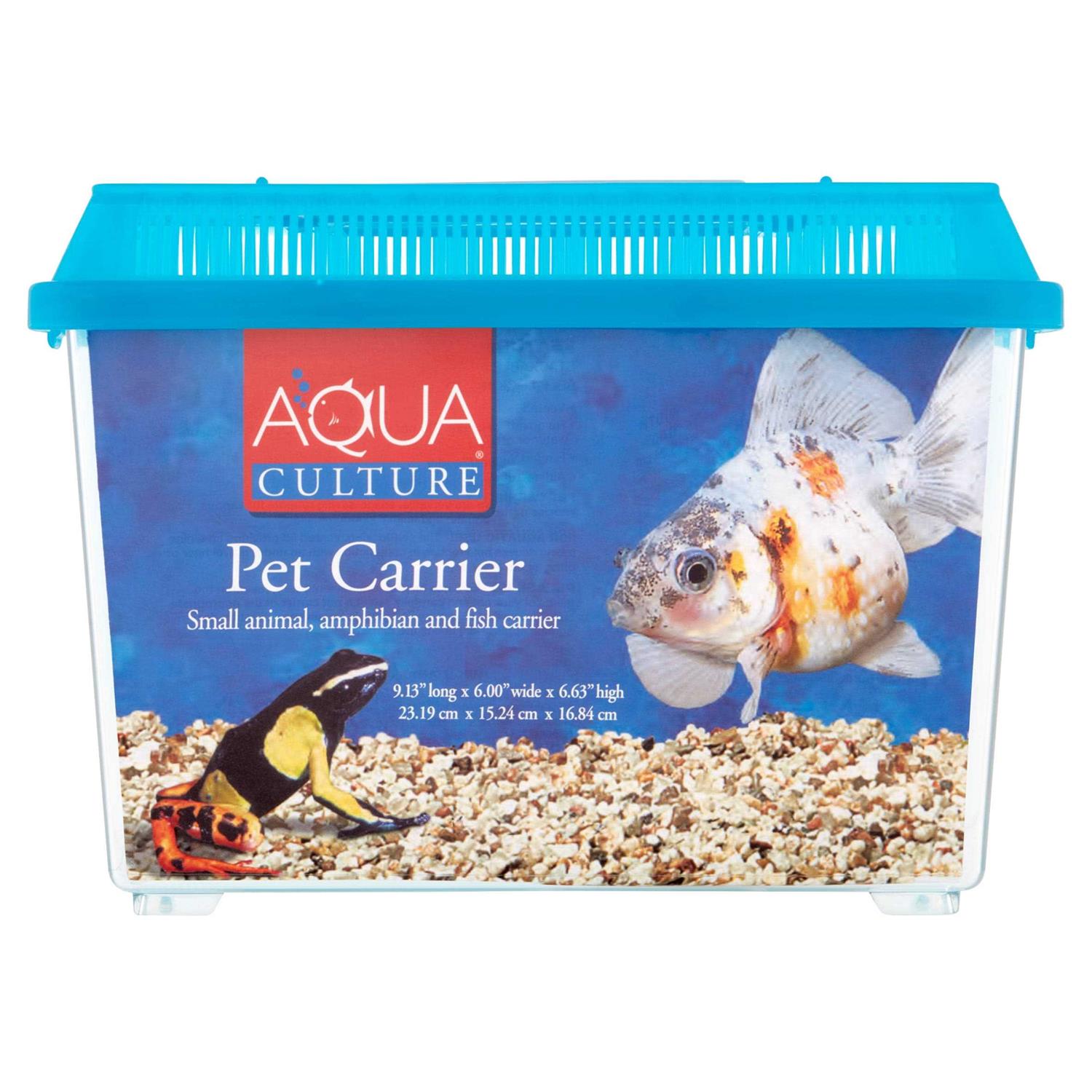 Aqua Culture Amphibians & Fish Pet Carrier for Small Animals - Healthber
