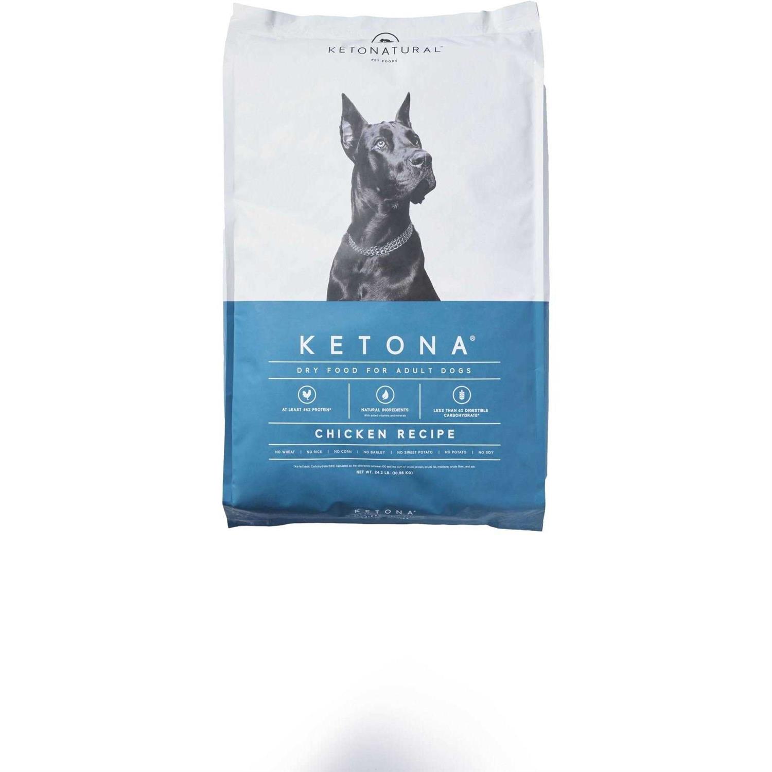 Ketona Chicken Recipe Adult Dry Dog Food Natural Low Carb High Protein - Healthber