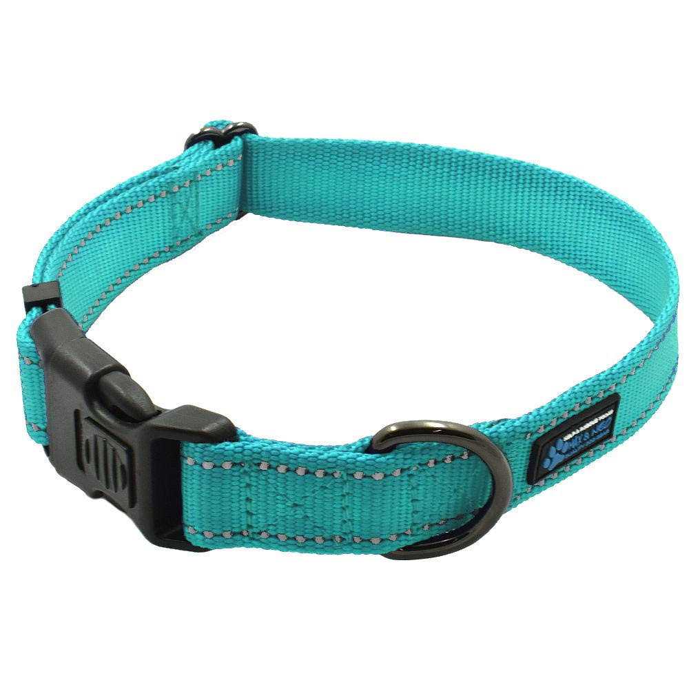 Max and Neo Neo Nylon Buckle Reflective Dog Collar We Donate a Collar to a Dog Rescue for Every Collar Sold - Healthber