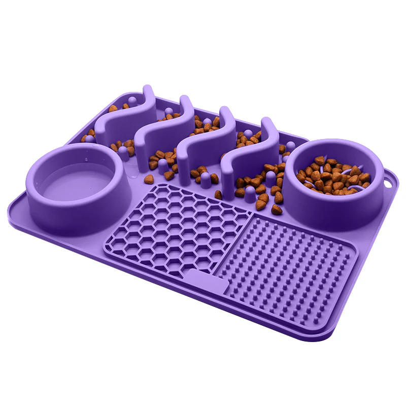 Paw Puzzle Silicone Slow Feeding Mat - Healthber