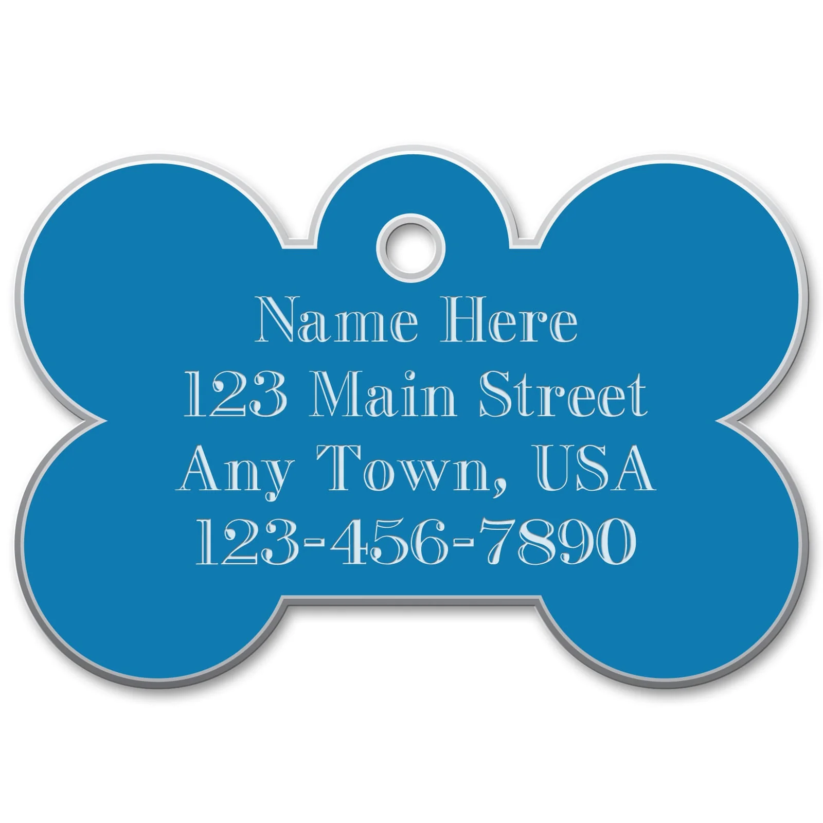 Small Bone Custom Personalzed Dog Tags - Healthber