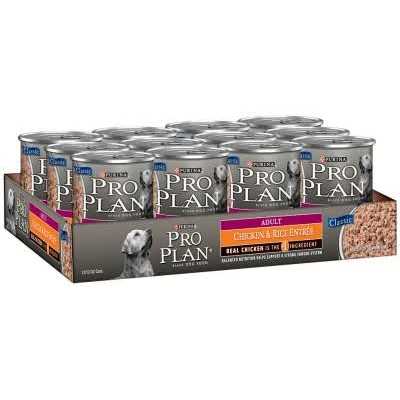 Purina Pro Plan Savor Chicken & Rice Entree Canned Adult Dog Food - Healthber