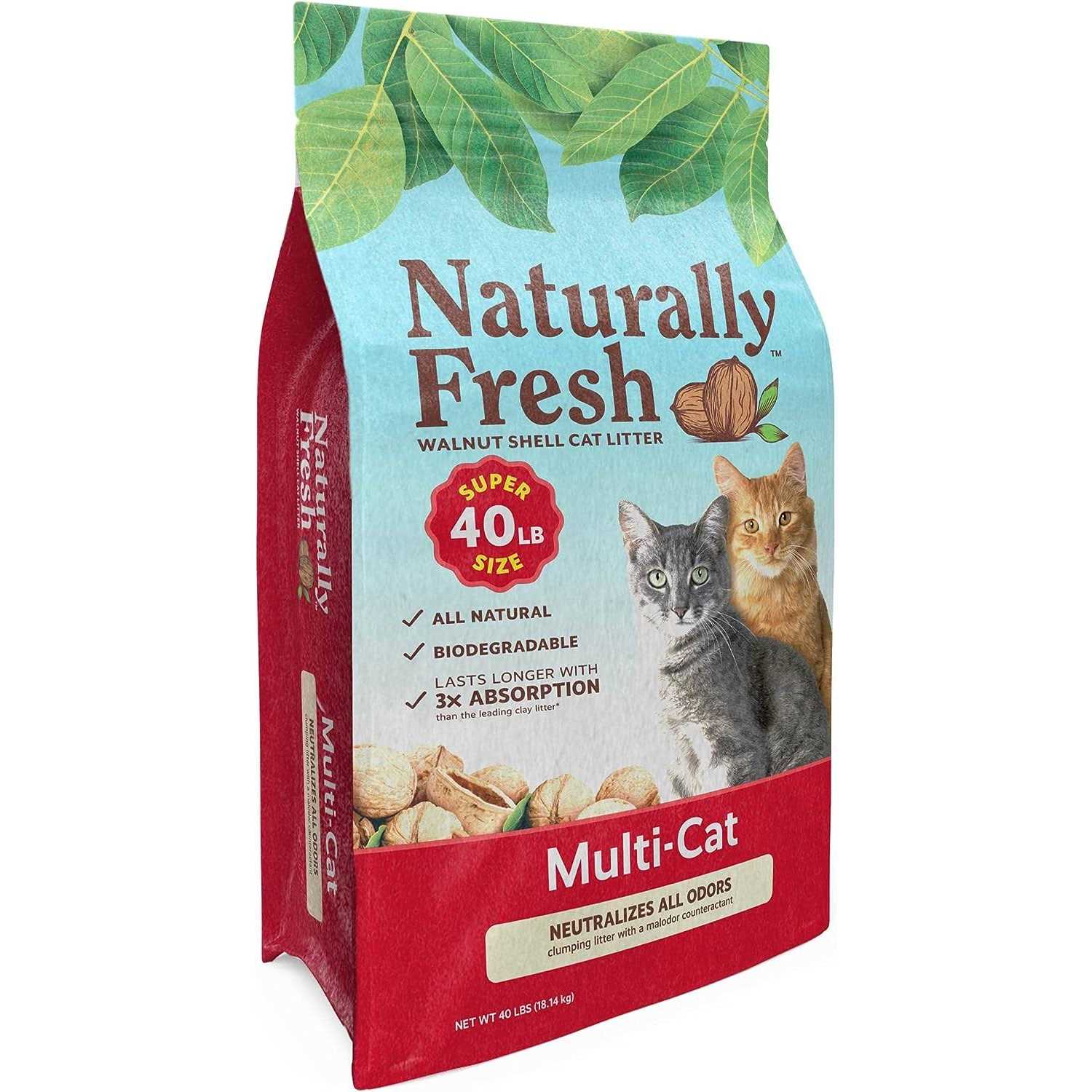 Naturally Fresh Multi-Cat Quick Clumping Cat Litter - Healthber