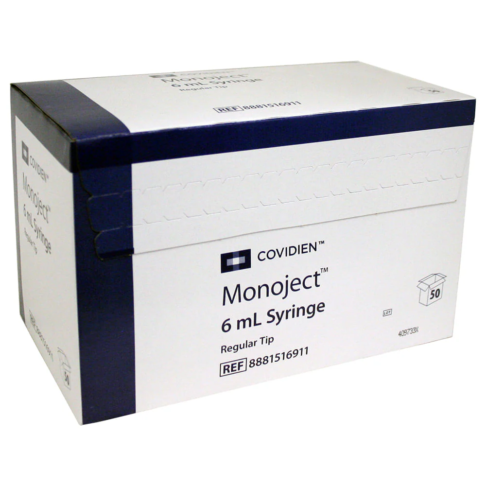 Rx Monoject Luer-Slip (LS) Syringe - Healthber