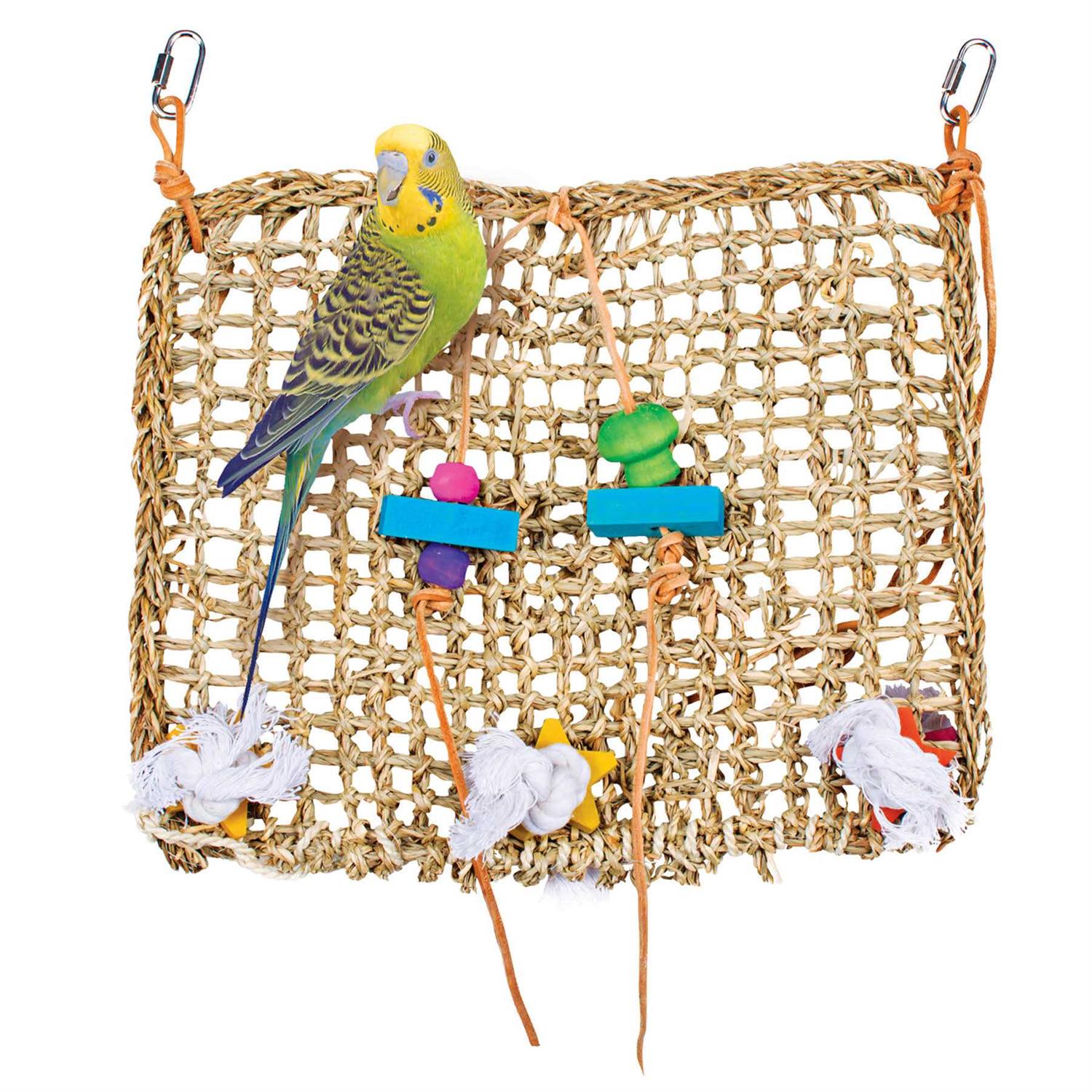 Penn Plax Bird Life Natural Weave Bird Cage Climbing Exerciser - Healthber
